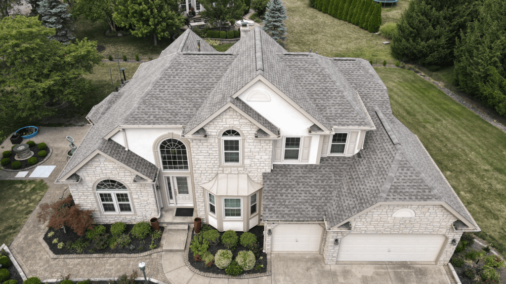 strongest part of a house roof