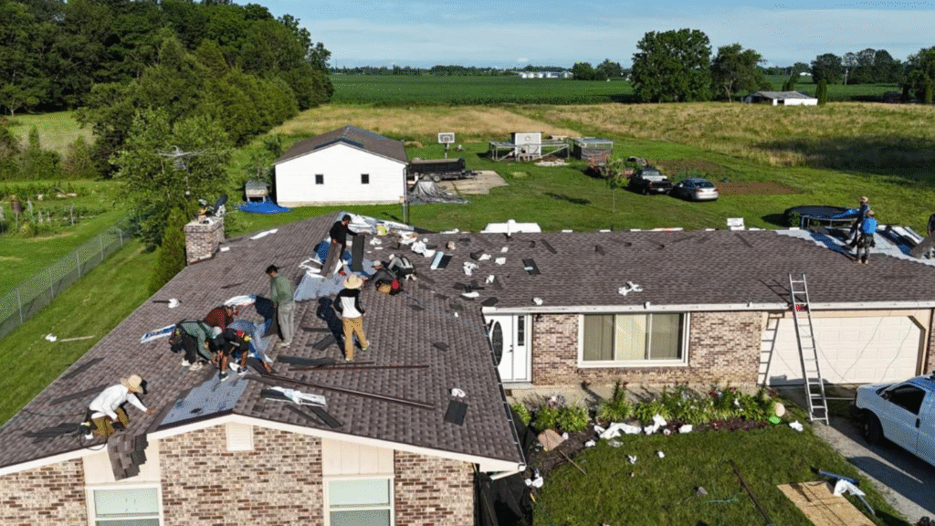 storm damage roof assessment