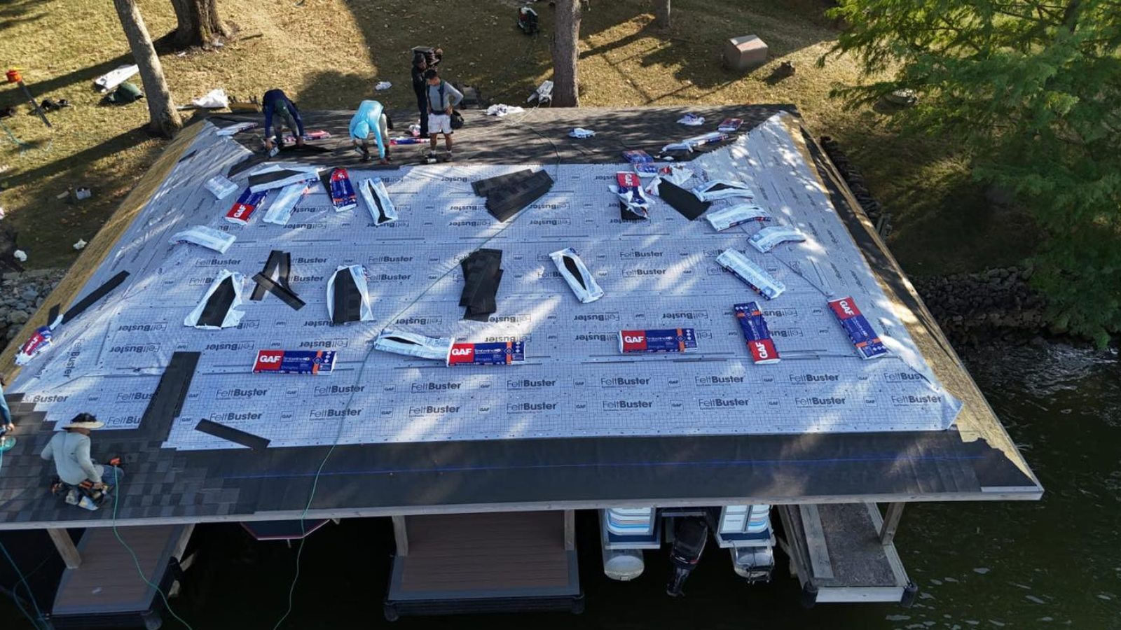 roof installation process