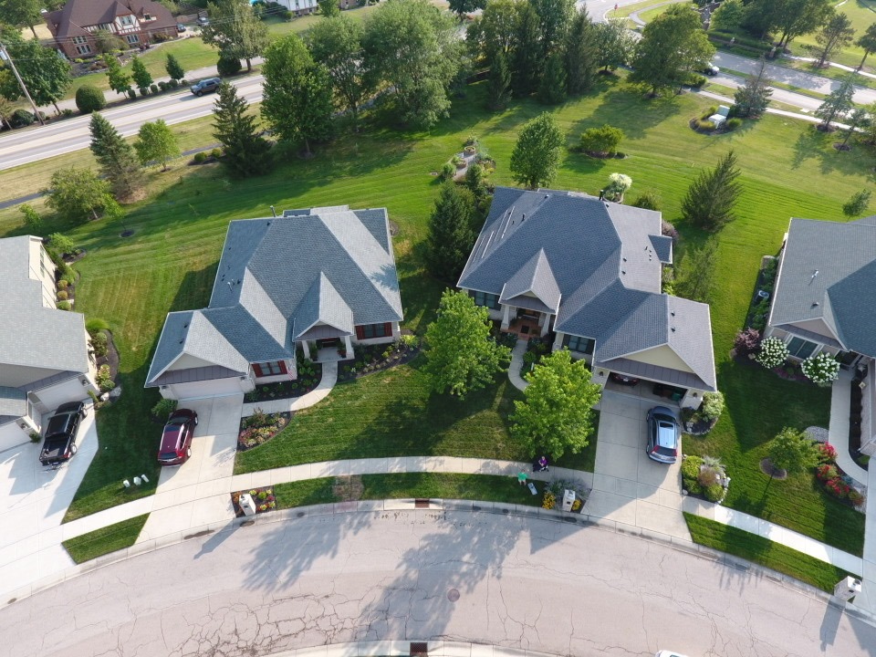 Estate home roofed with Brava synthetic shake and slate